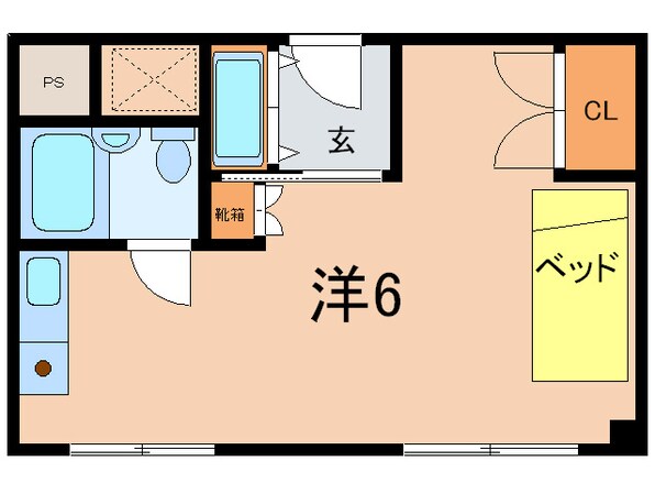 エルマーナ香枦園の物件間取画像